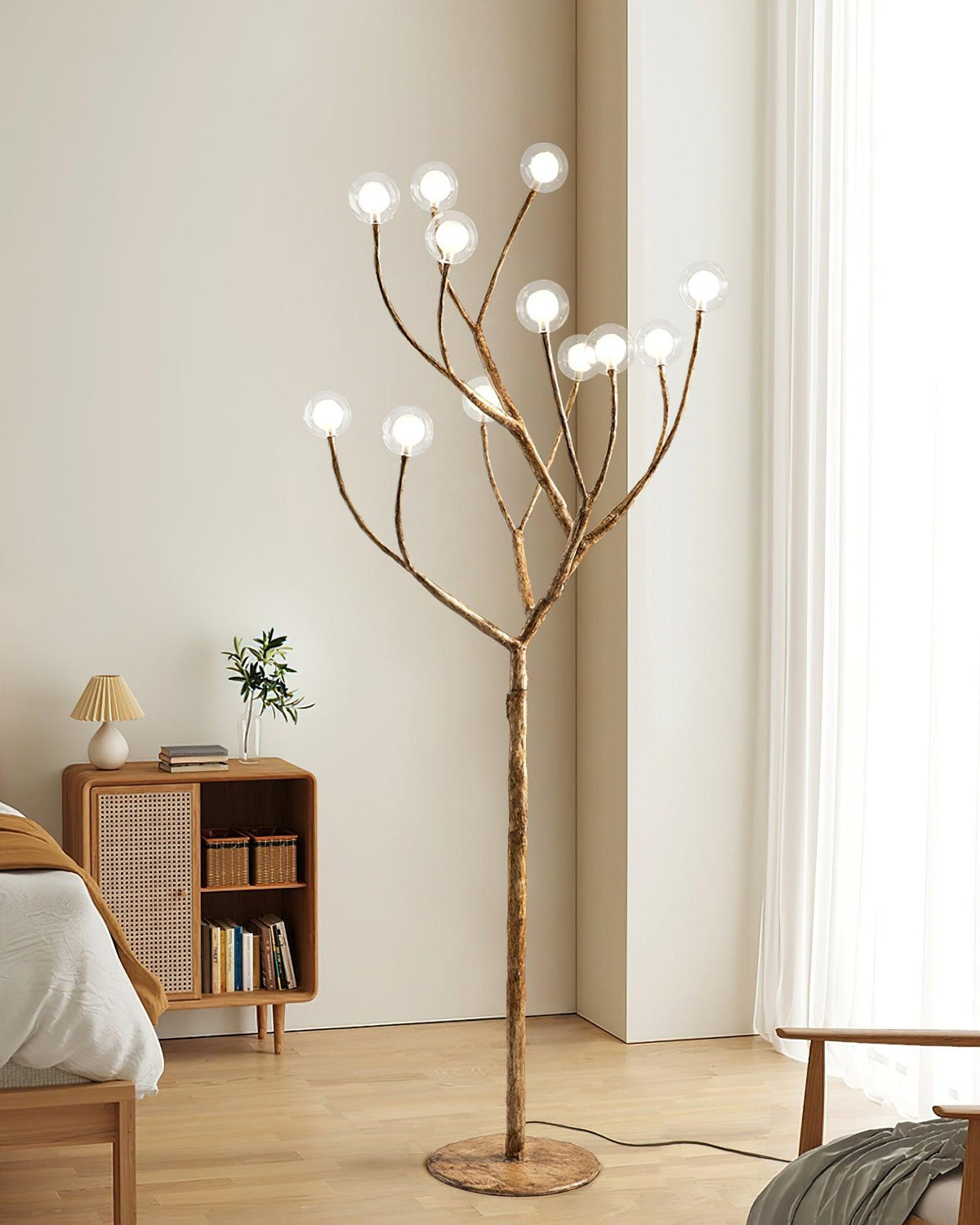 Nue hars vloerlamp