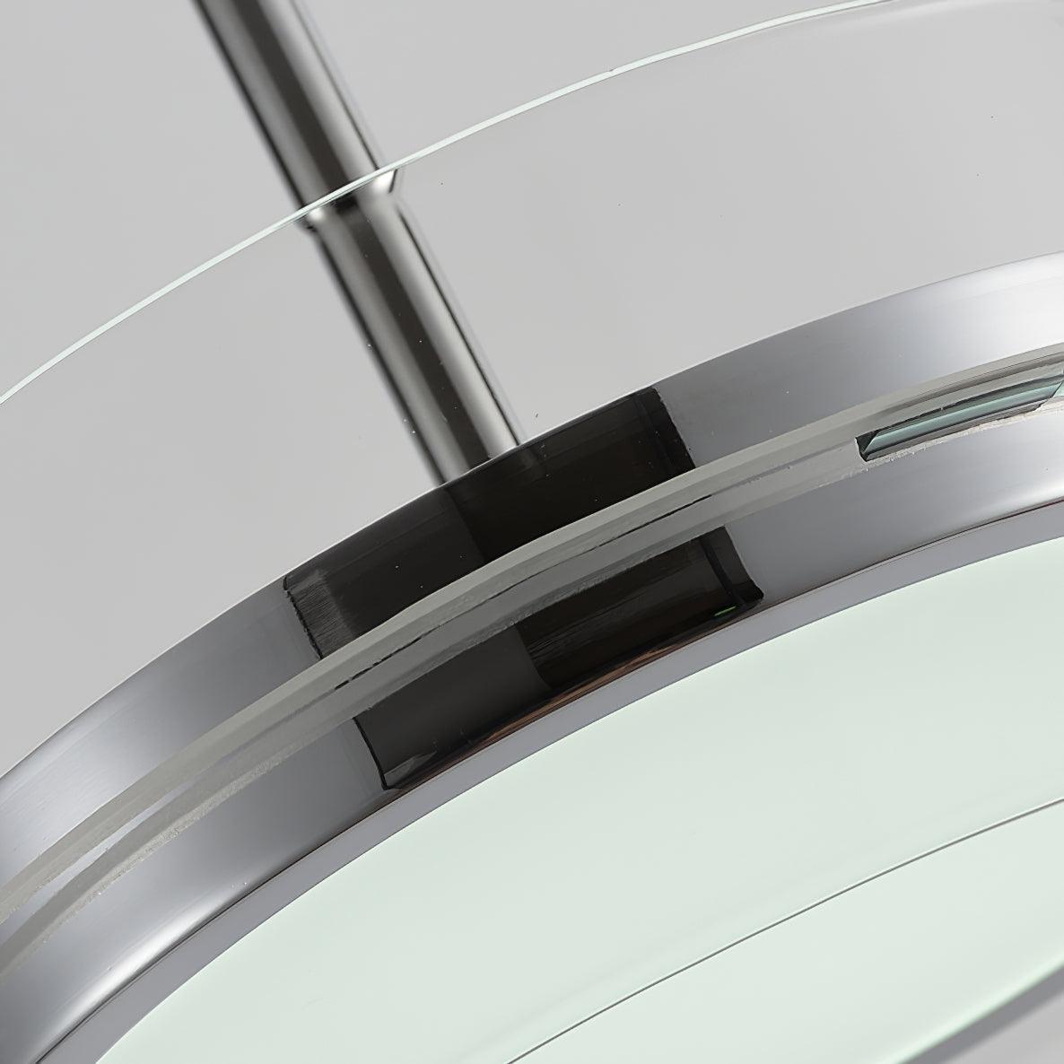 Lioreette tafellamp in chroom en glas