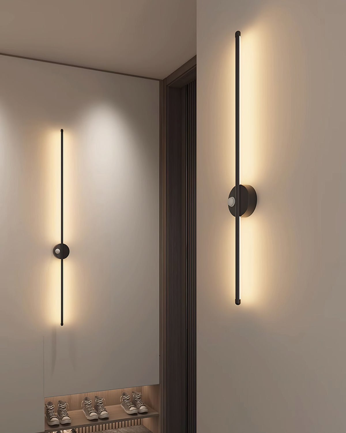 Norielia wandlamp oplaadbaar lineair minimalistisch