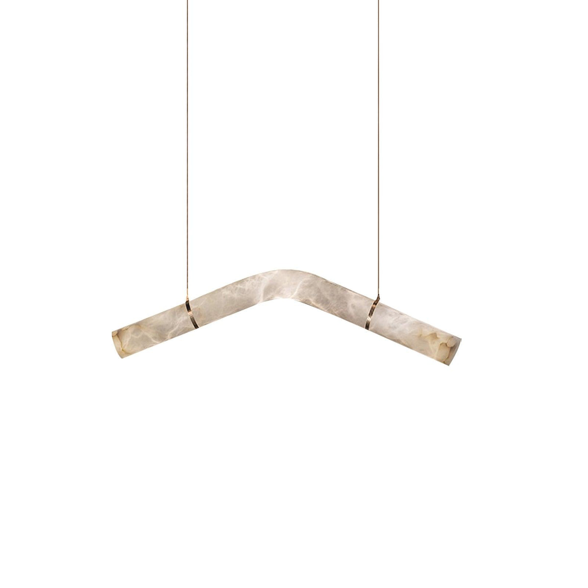 Mithos gebogen albasten hanglamp