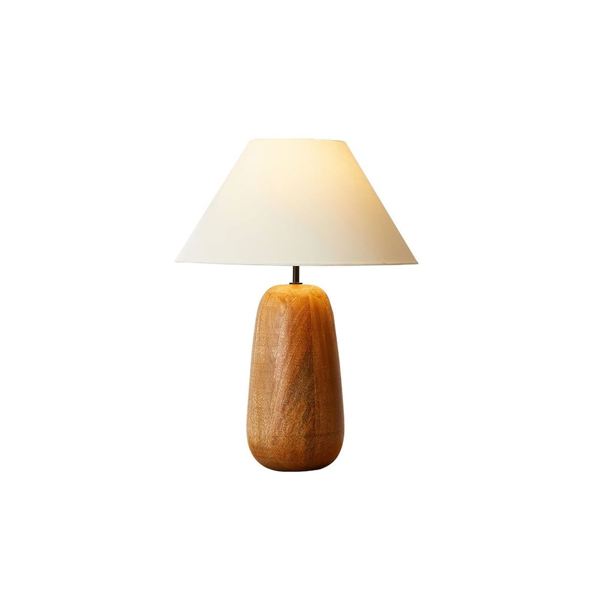 Syloraya moderne tafellamp van hout