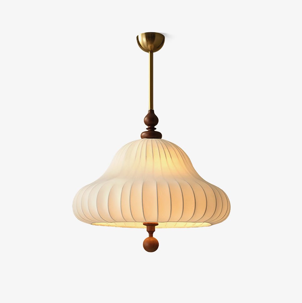 Caserielle hanglamp bloeiende bloemvorm messing
