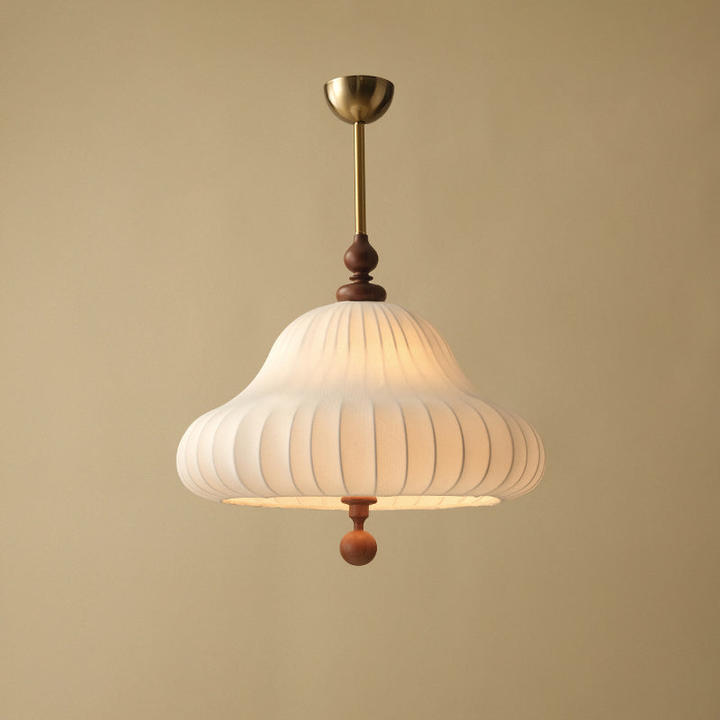 Caserielle hanglamp bloeiende bloemvorm messing