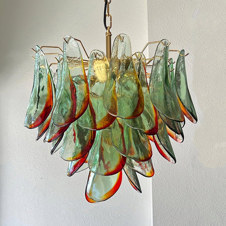 Celoraria Kroonluchter Murano-glas Bloemblaadjes Elegante