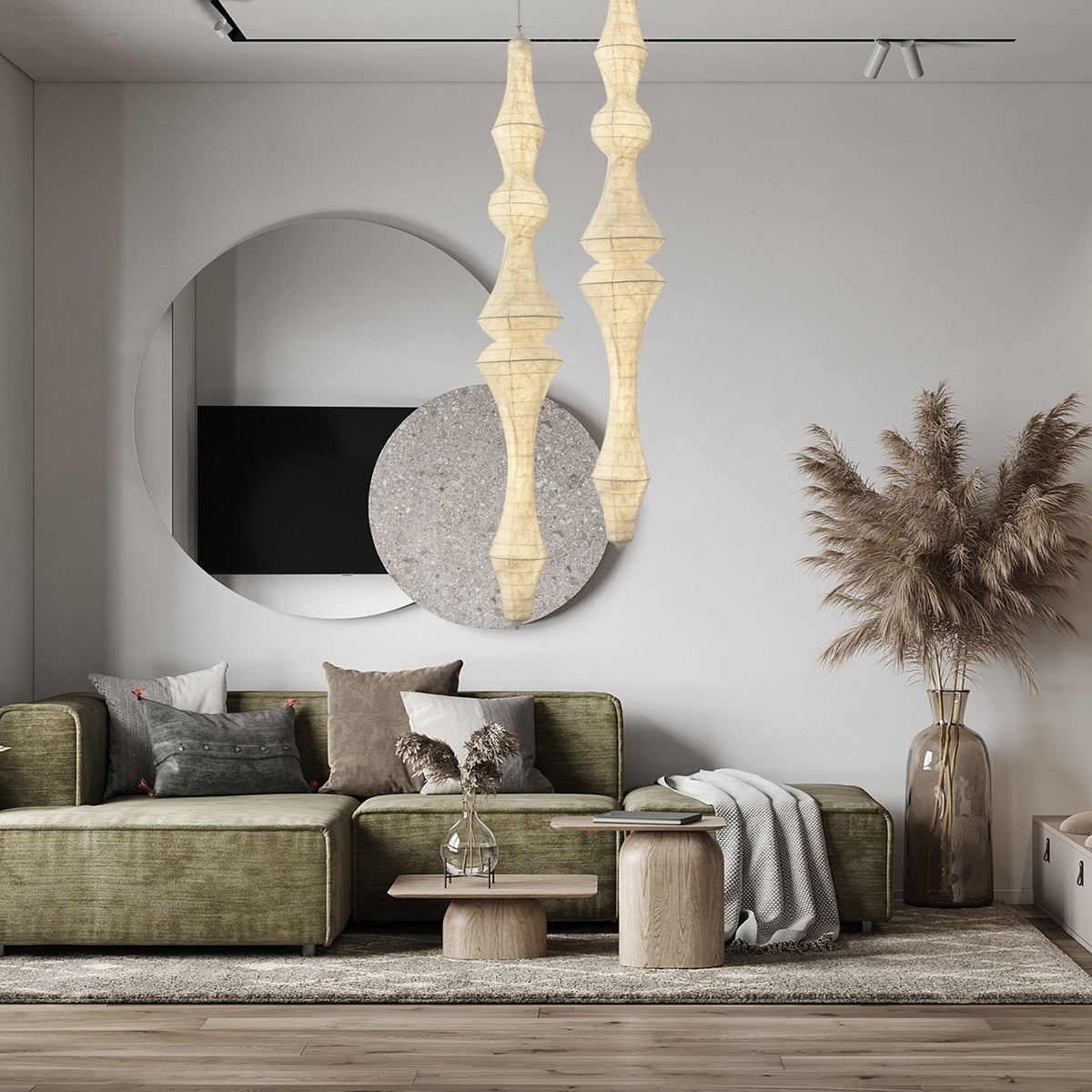 Zonoria hanglamp van Natuurlijke Zijde