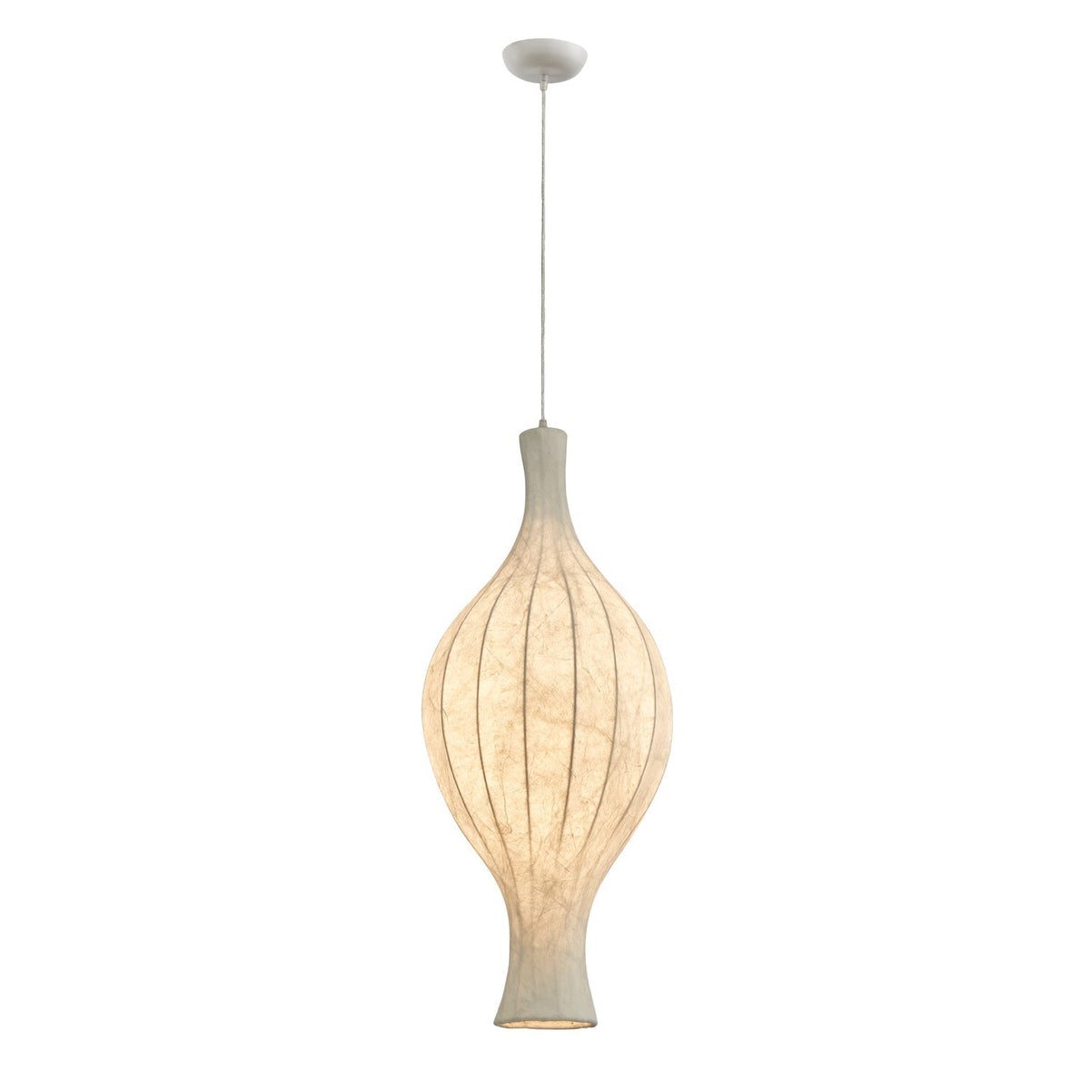 Orvelion hanglamp van organische mulberry zijde