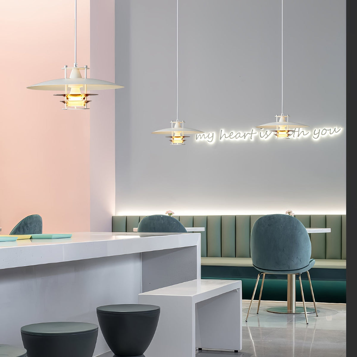 Feraaya moderne hanglamp van aluminium