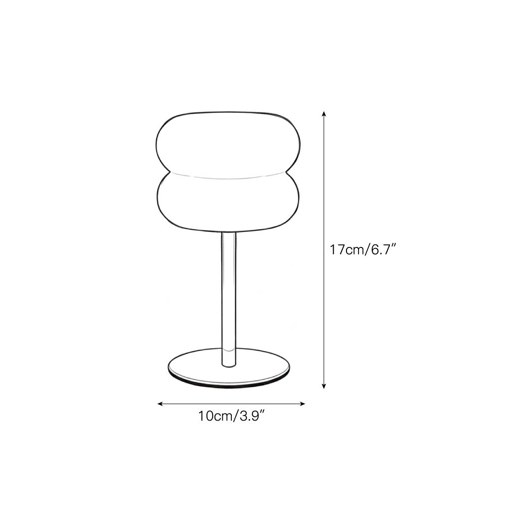 Nivaraine albast Donut tafellamp