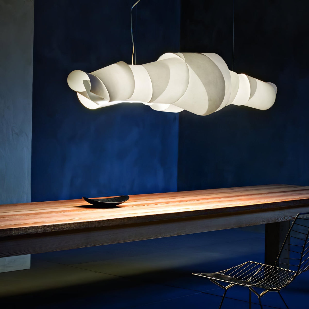 Ribbon Kroonluchter met speelse PVC