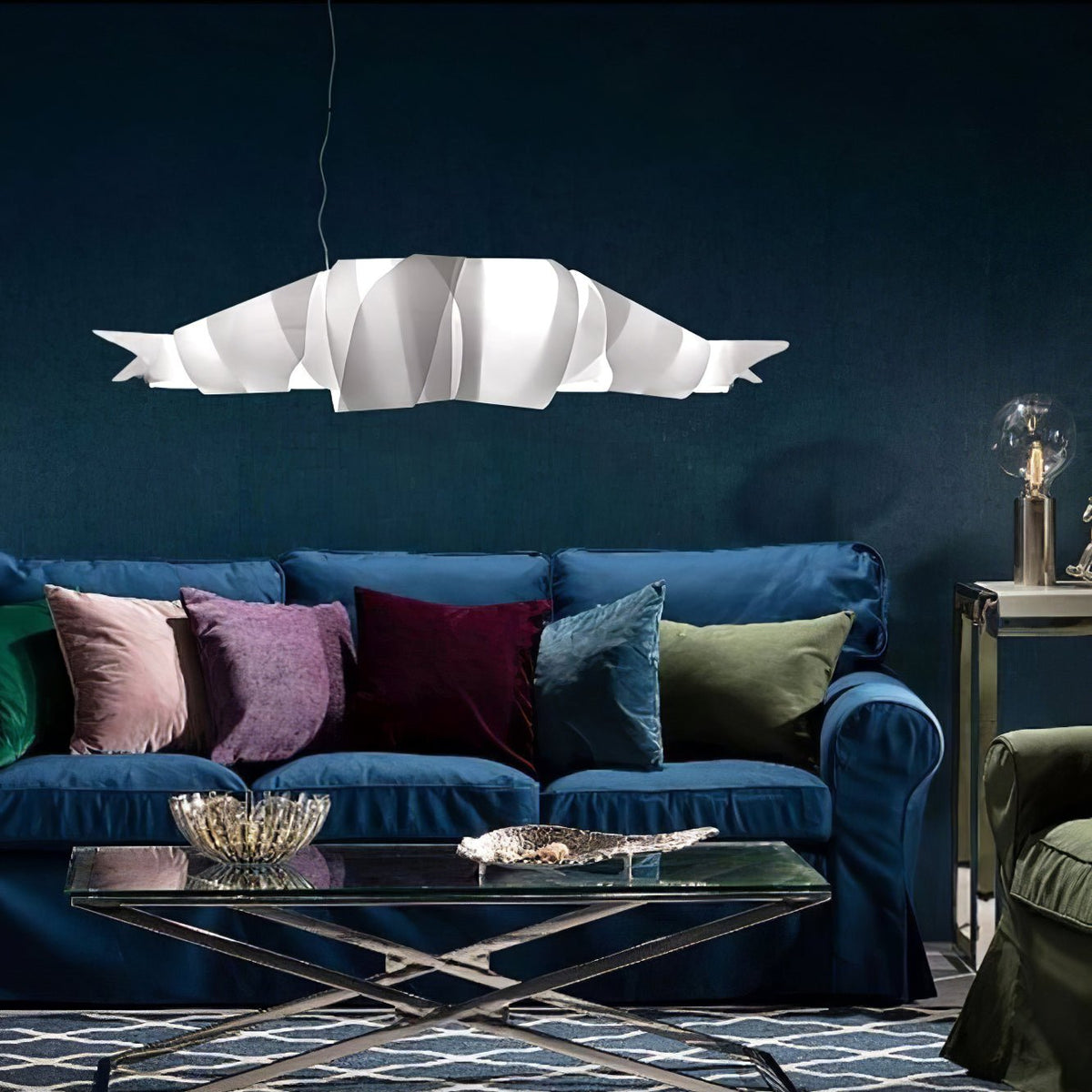 Ribbon Kroonluchter met speelse PVC