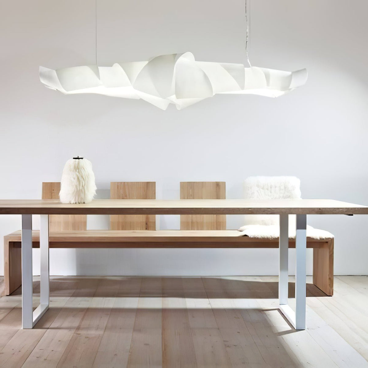Ribbon Kroonluchter met speelse PVC