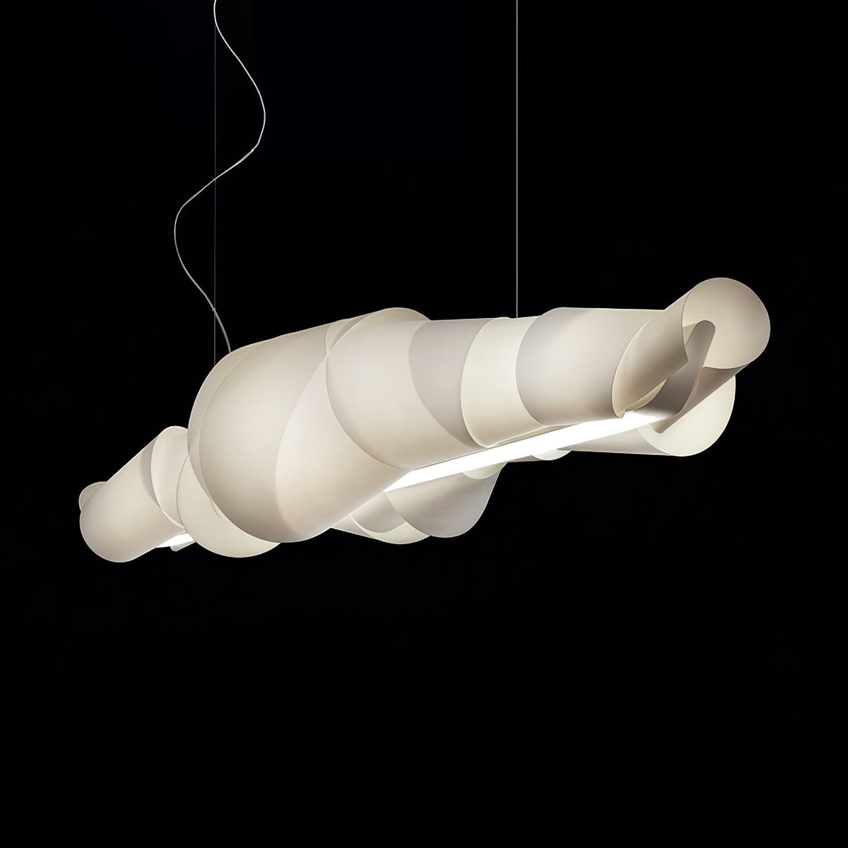 Ribbon Kroonluchter met speelse PVC