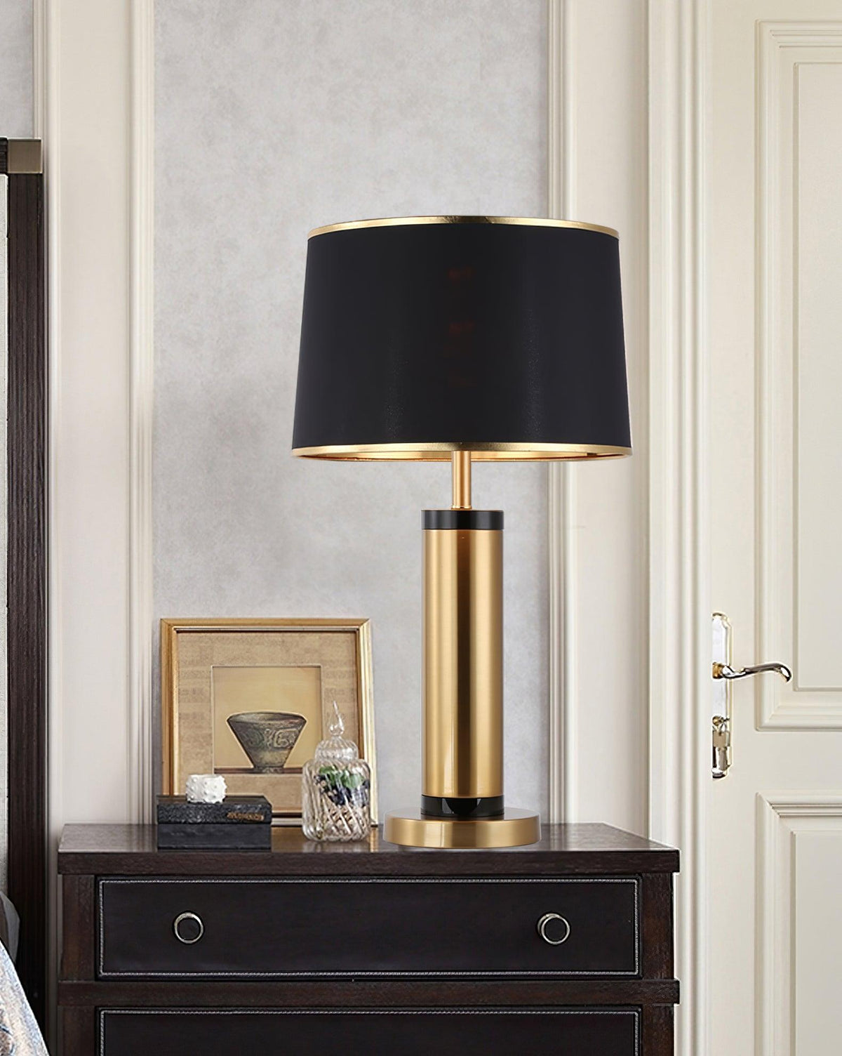Cur moderne tafellamp in goudkleurige afwerking