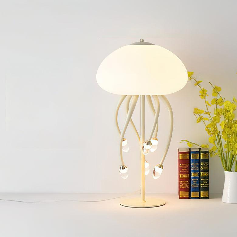 Zosilyra whimsische jellyfish tafellamp van glas