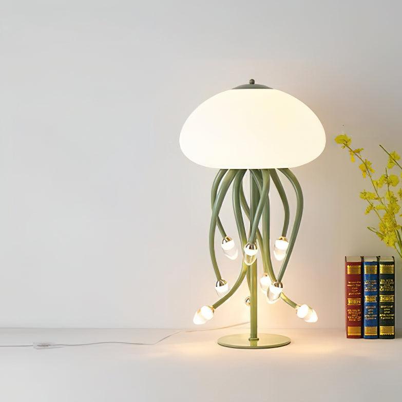 Zosilyra whimsische jellyfish tafellamp van glas