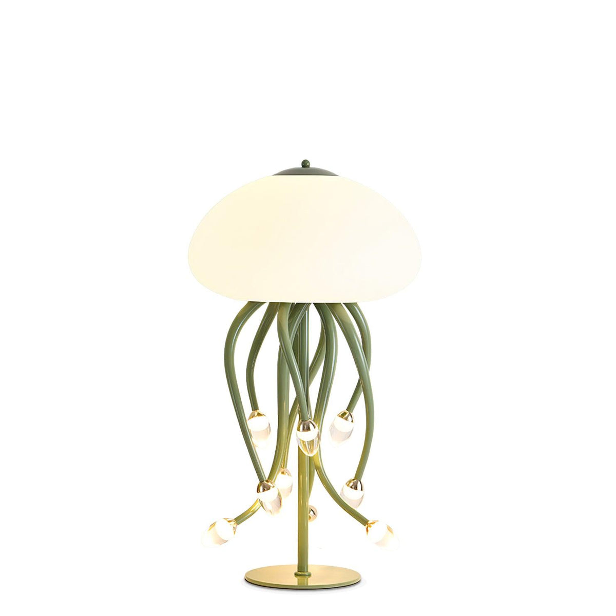 Zosilyra whimsische jellyfish tafellamp van glas