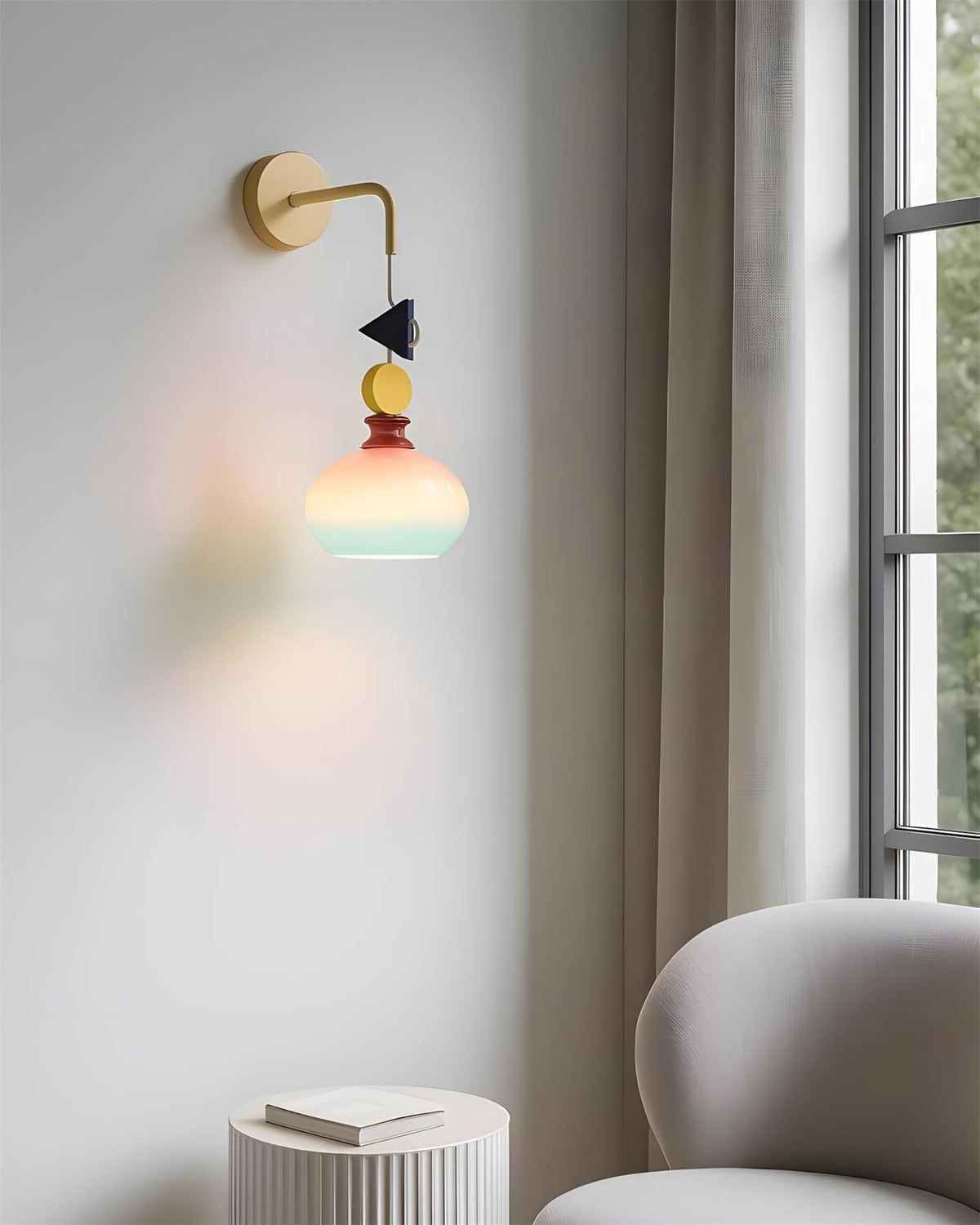 Virauette wandlamp