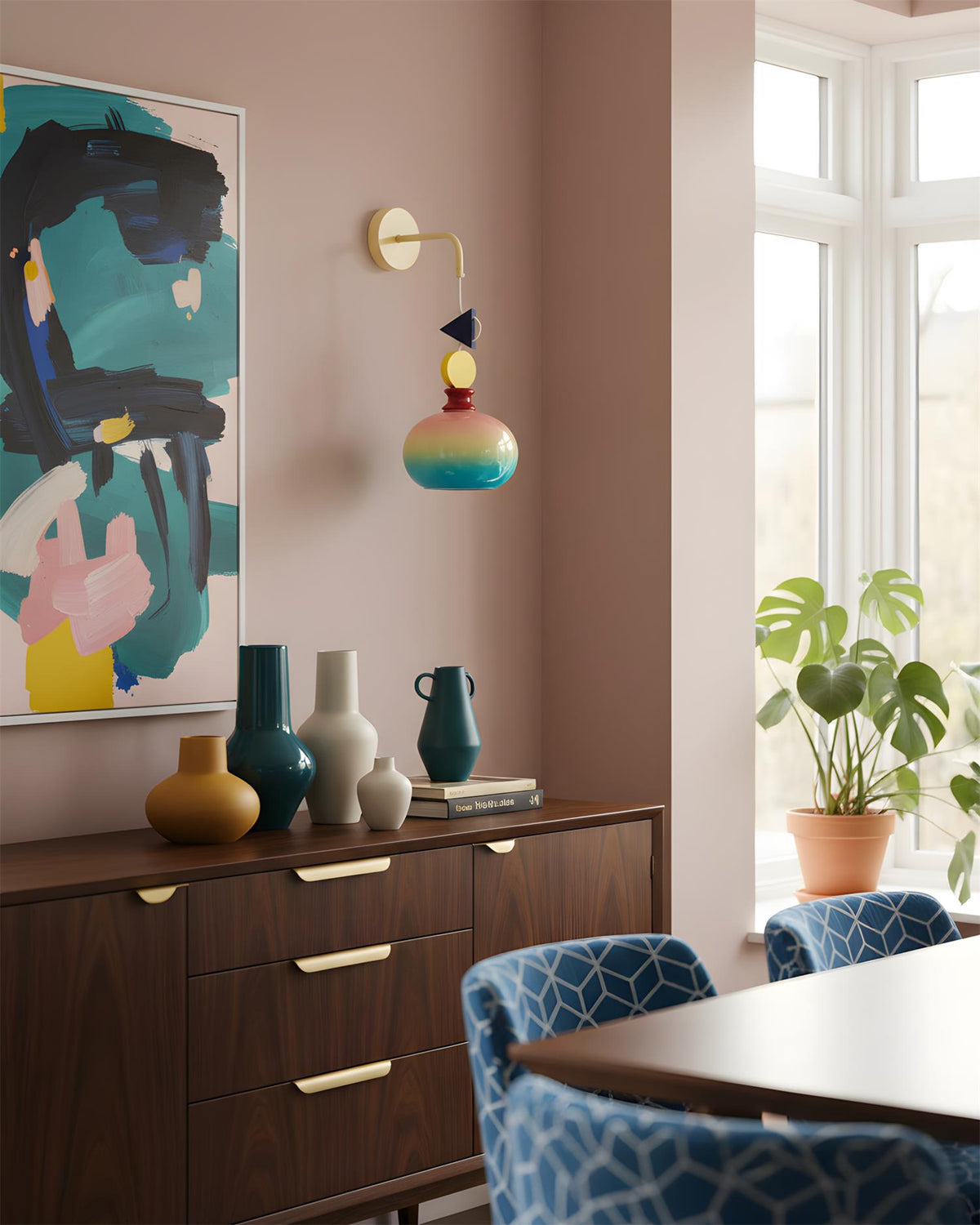 Virauette wandlamp