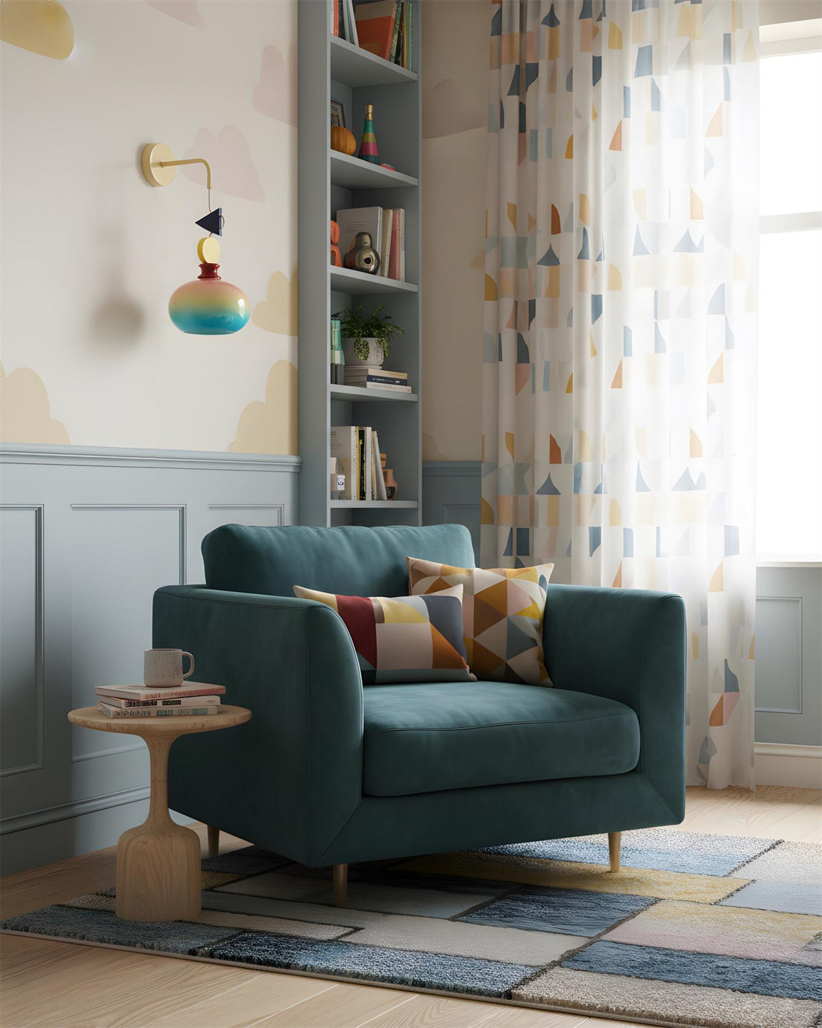 Virauette wandlamp