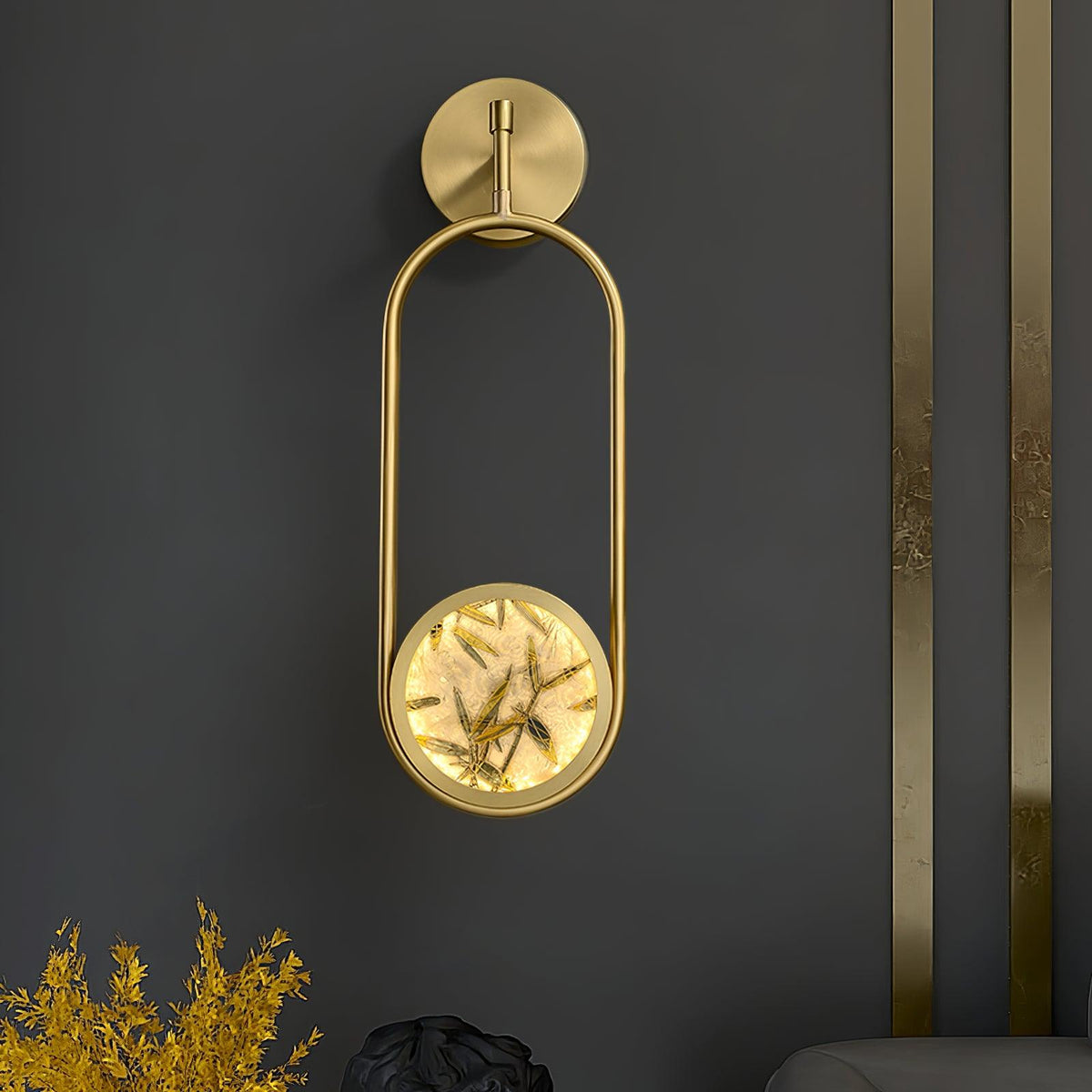 Casaraine Luxe messing wandlamp