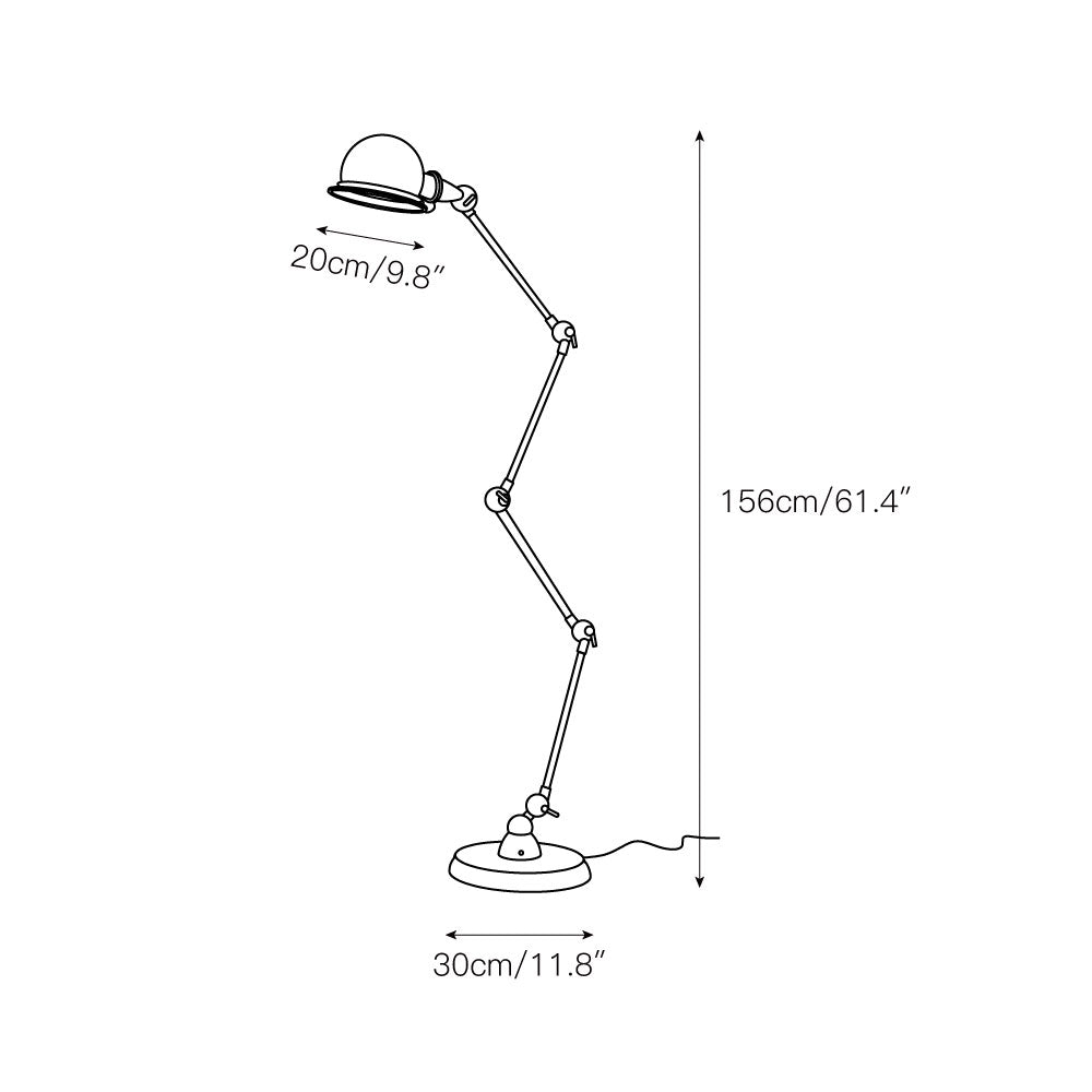 Orelalise vloerlamp