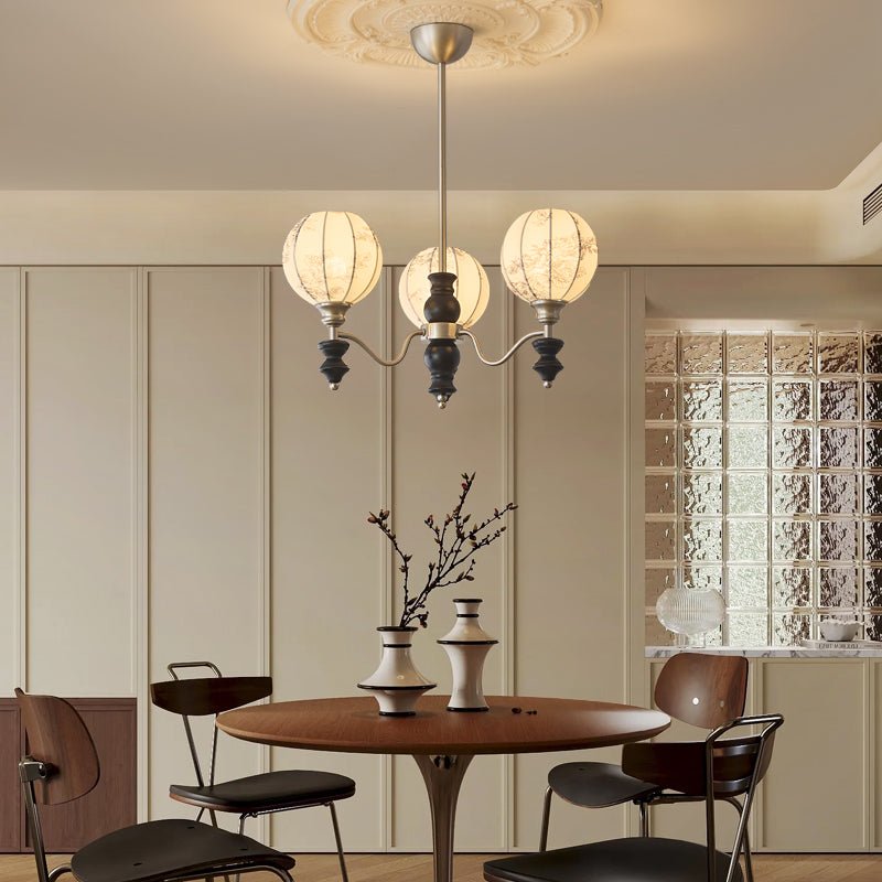 Osilan Traditionele Elegantie Vintage Houten Kroonluchter