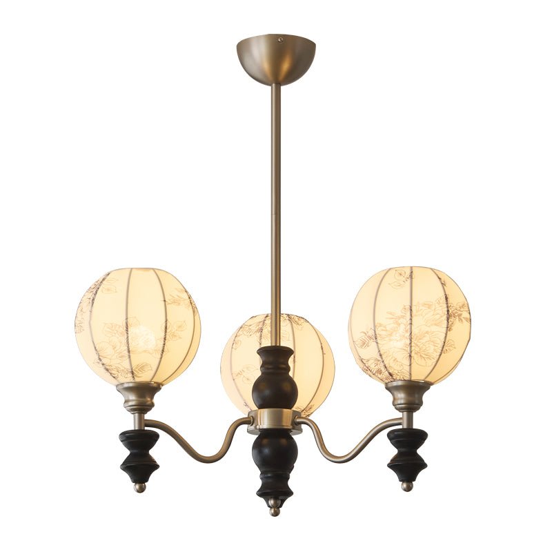Osilan Traditionele Elegantie Vintage Houten Kroonluchter