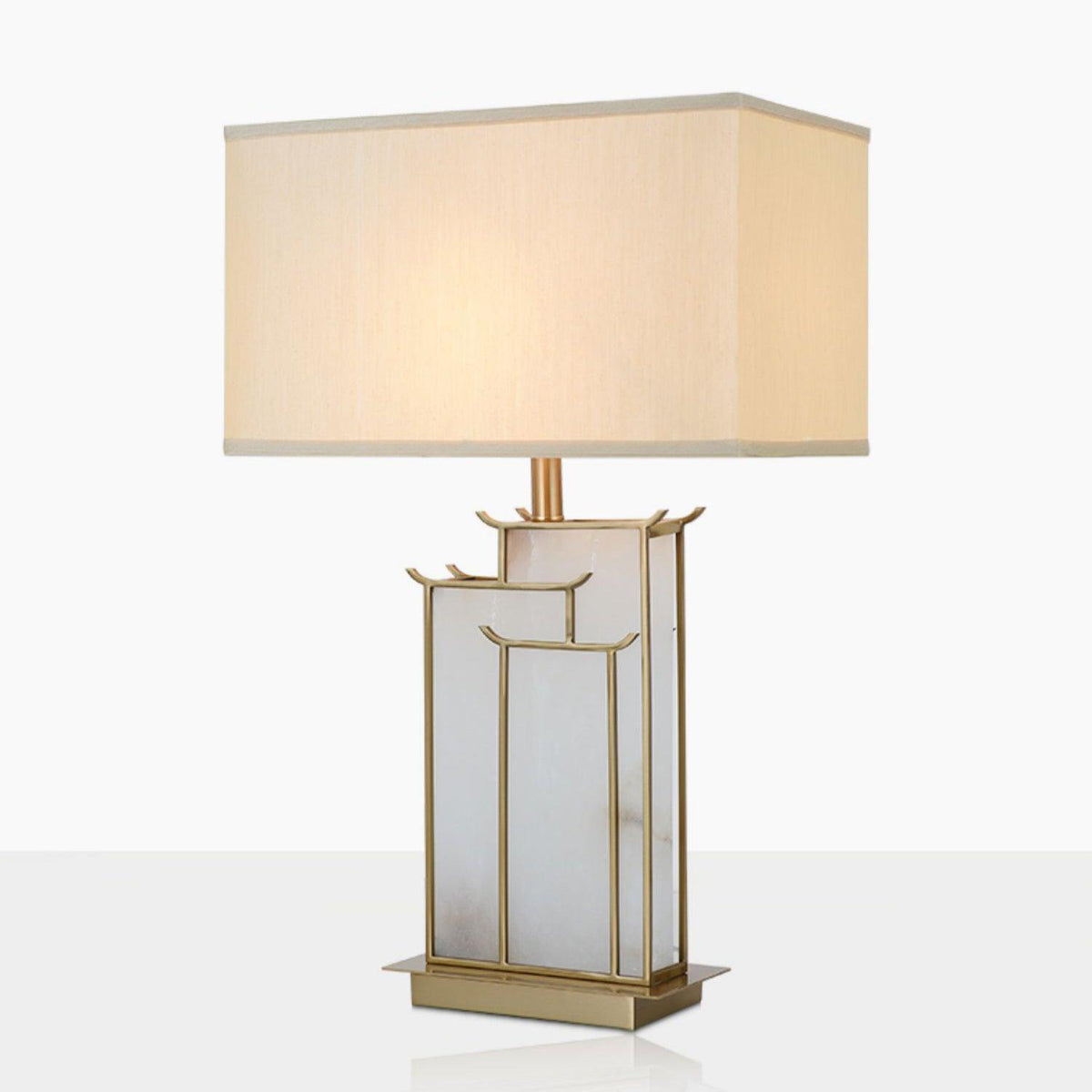 Nysilor Rechthoekig Glas Tafellamp
