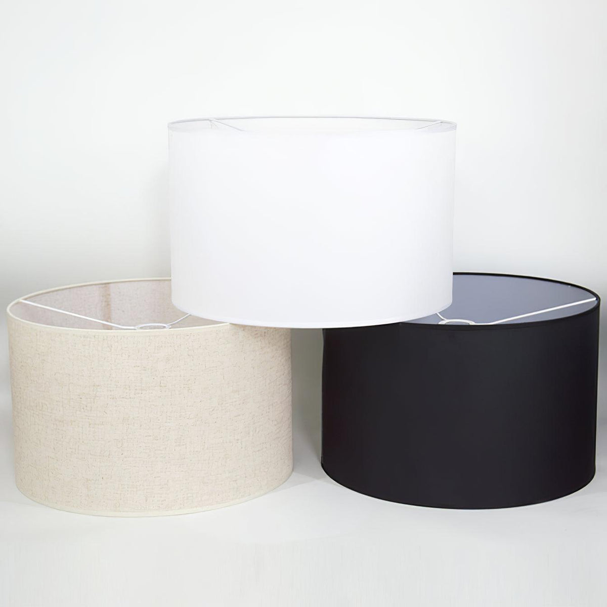 Xeno Zwart Stof Moderne vloerlamp