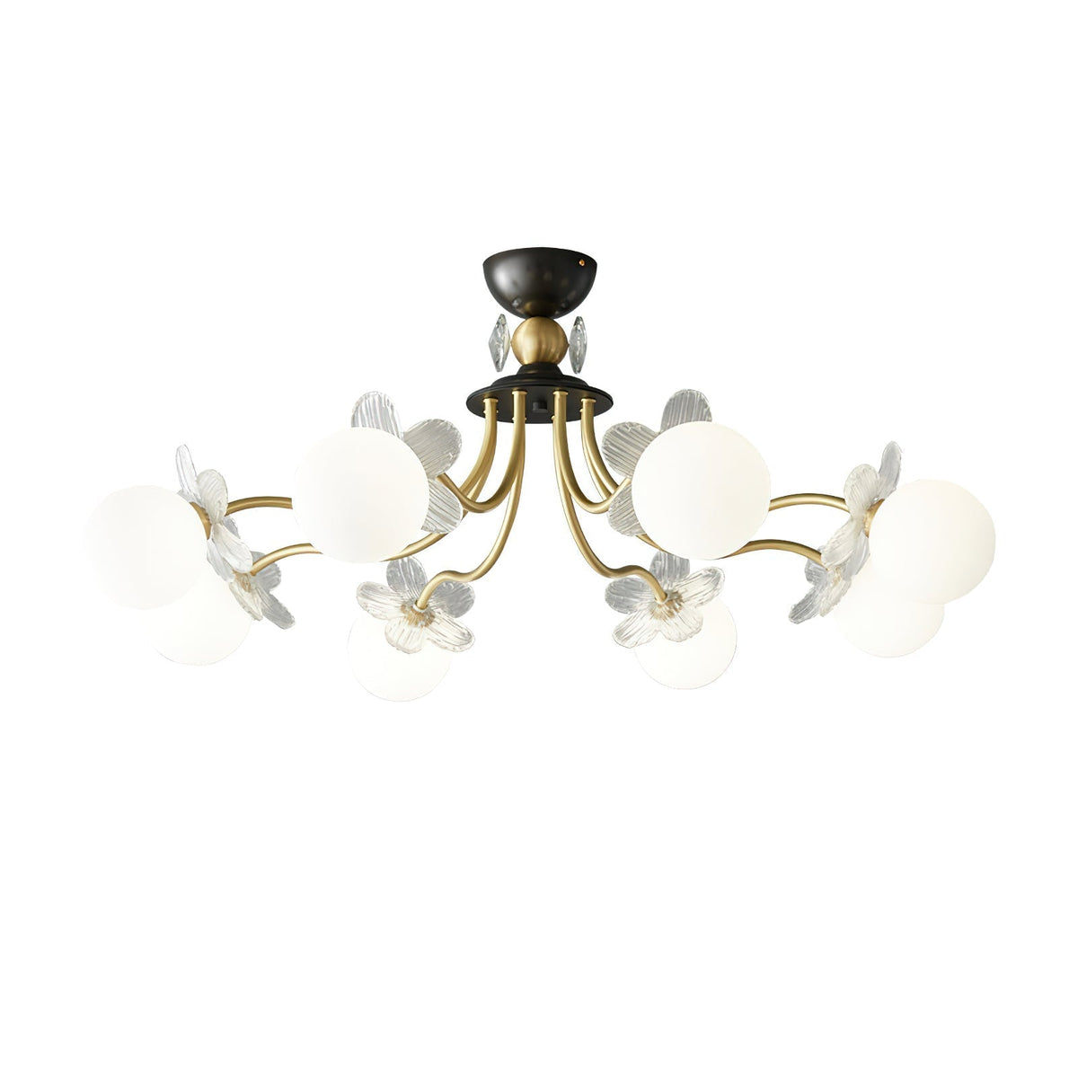Orlaeila Art Blossom Flower glas Kroonluchter