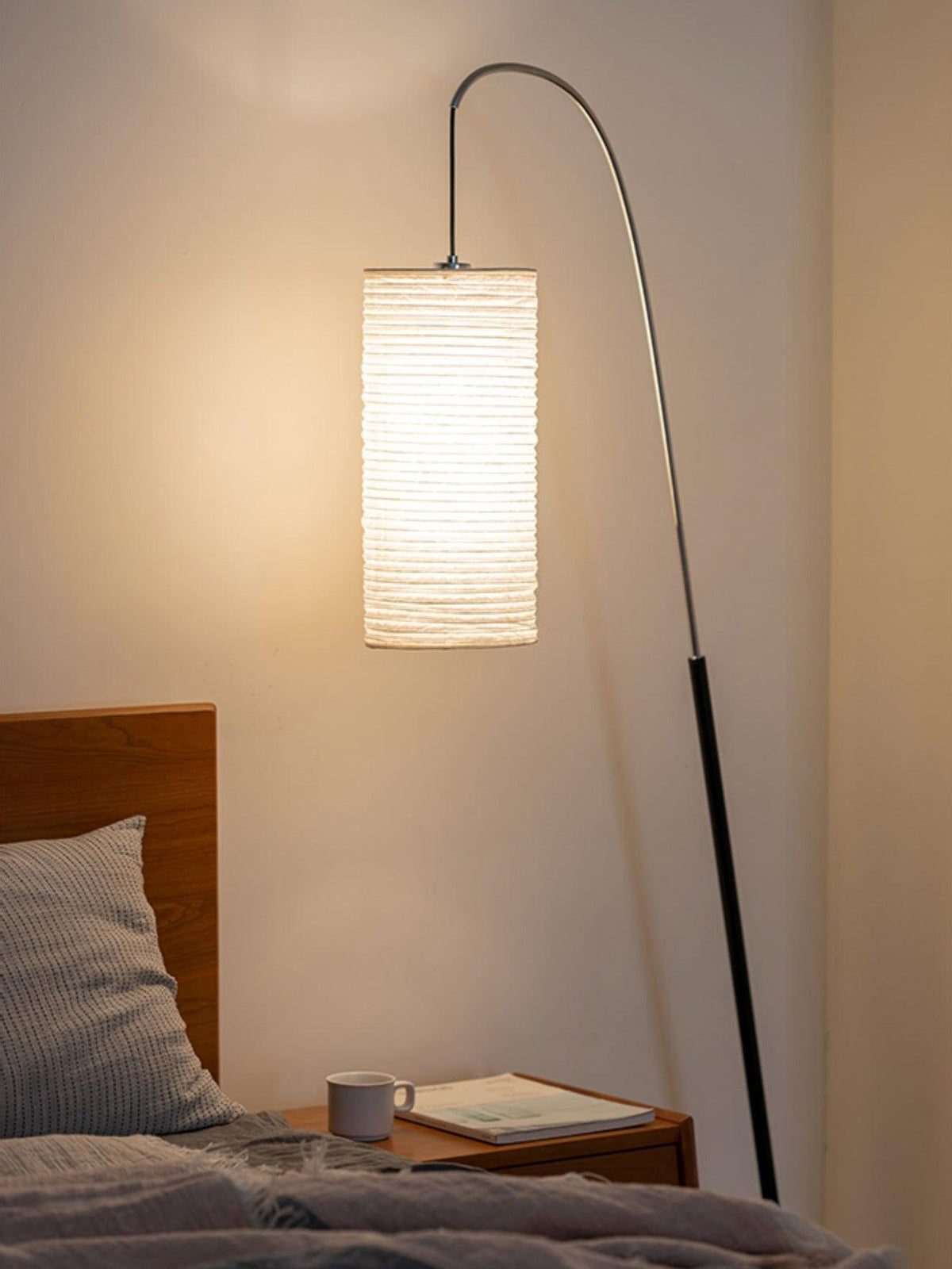Polvin moderne vloerlamp van tissuepapier