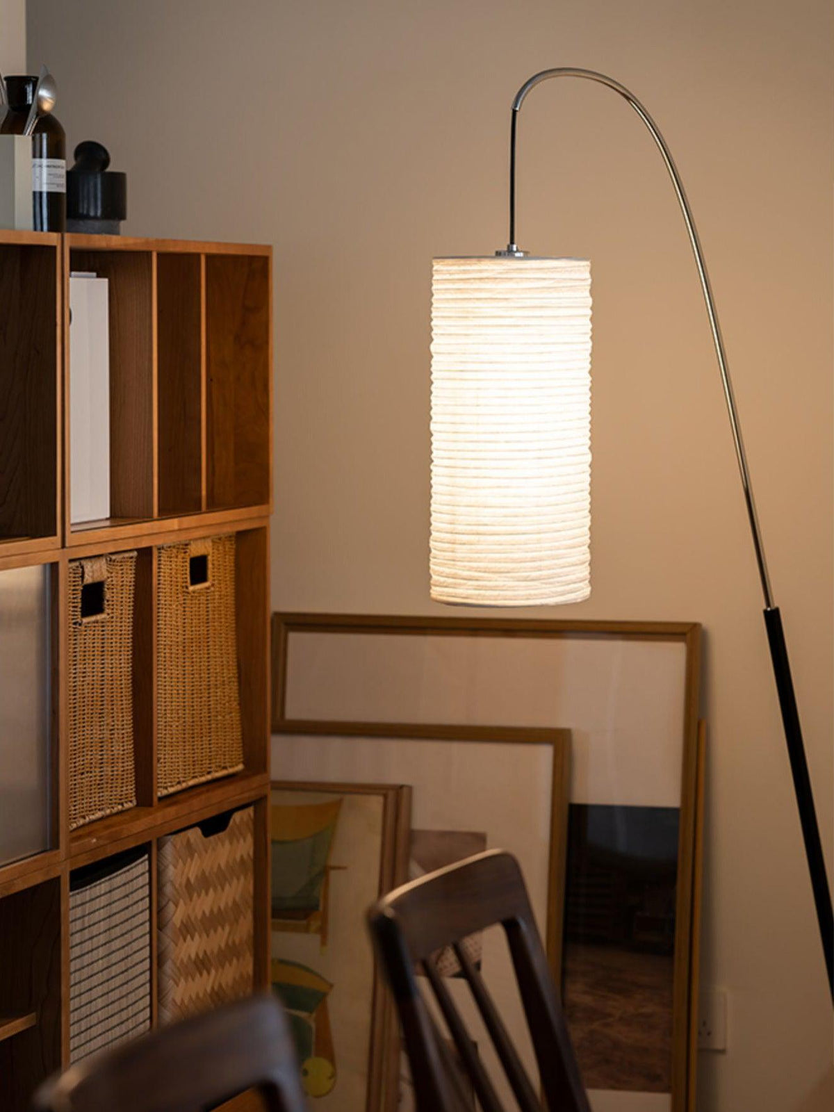 Polvin moderne vloerlamp van tissuepapier