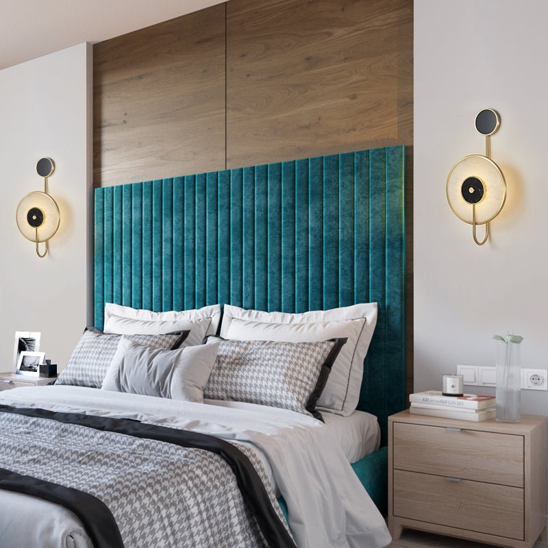 Merdin albasten wandlamp