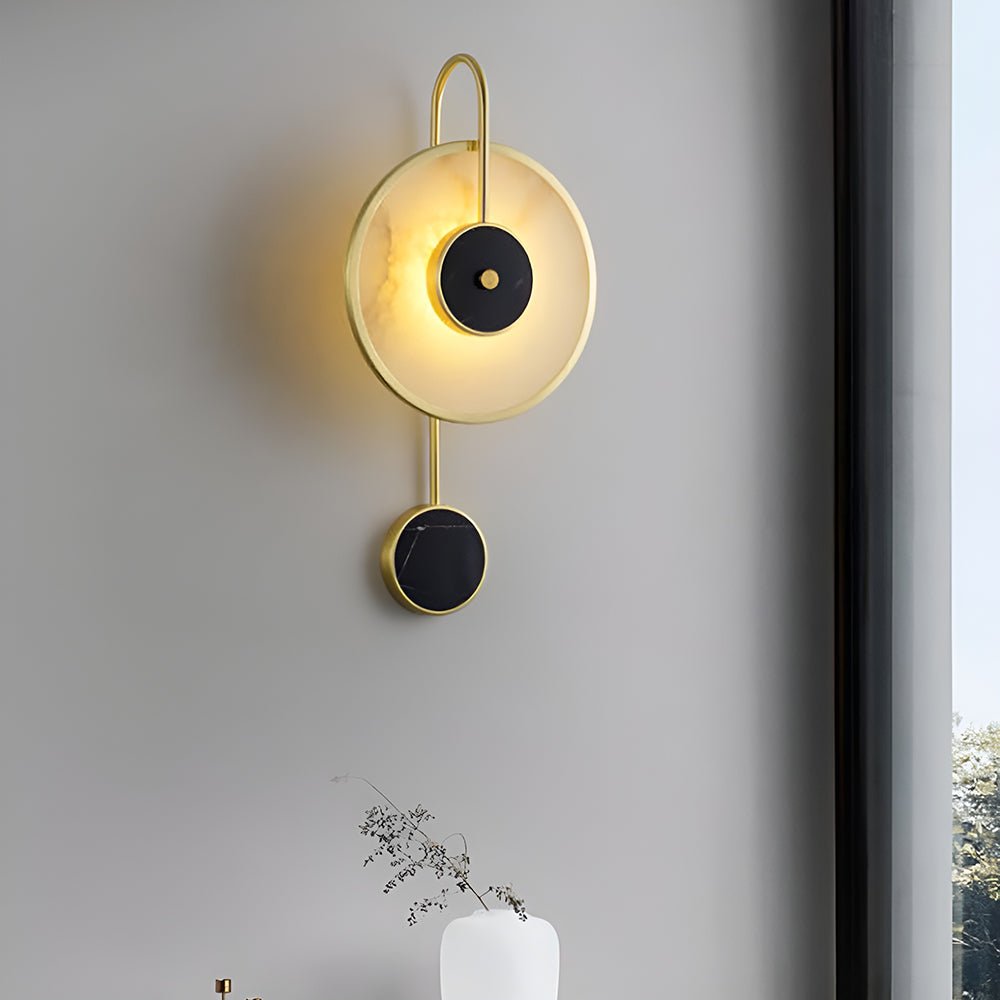 Merdin albasten wandlamp
