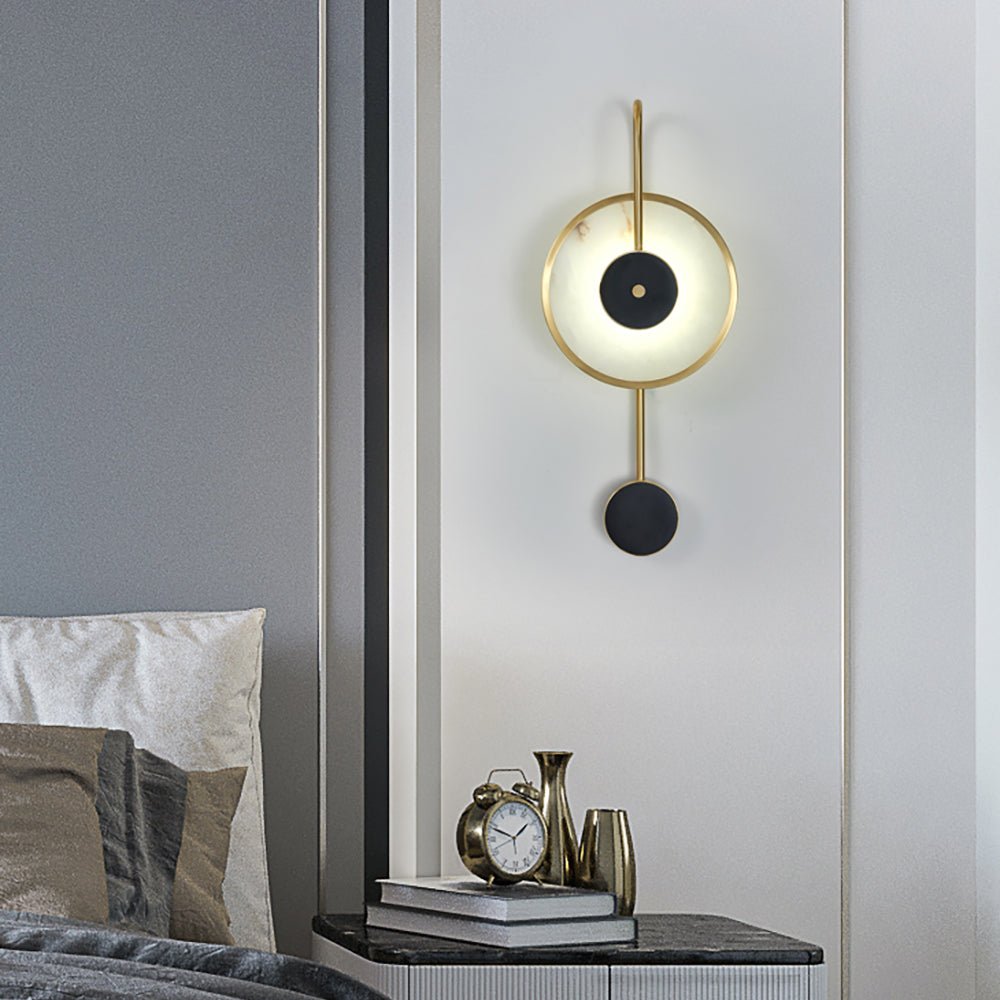 Merdin albasten wandlamp