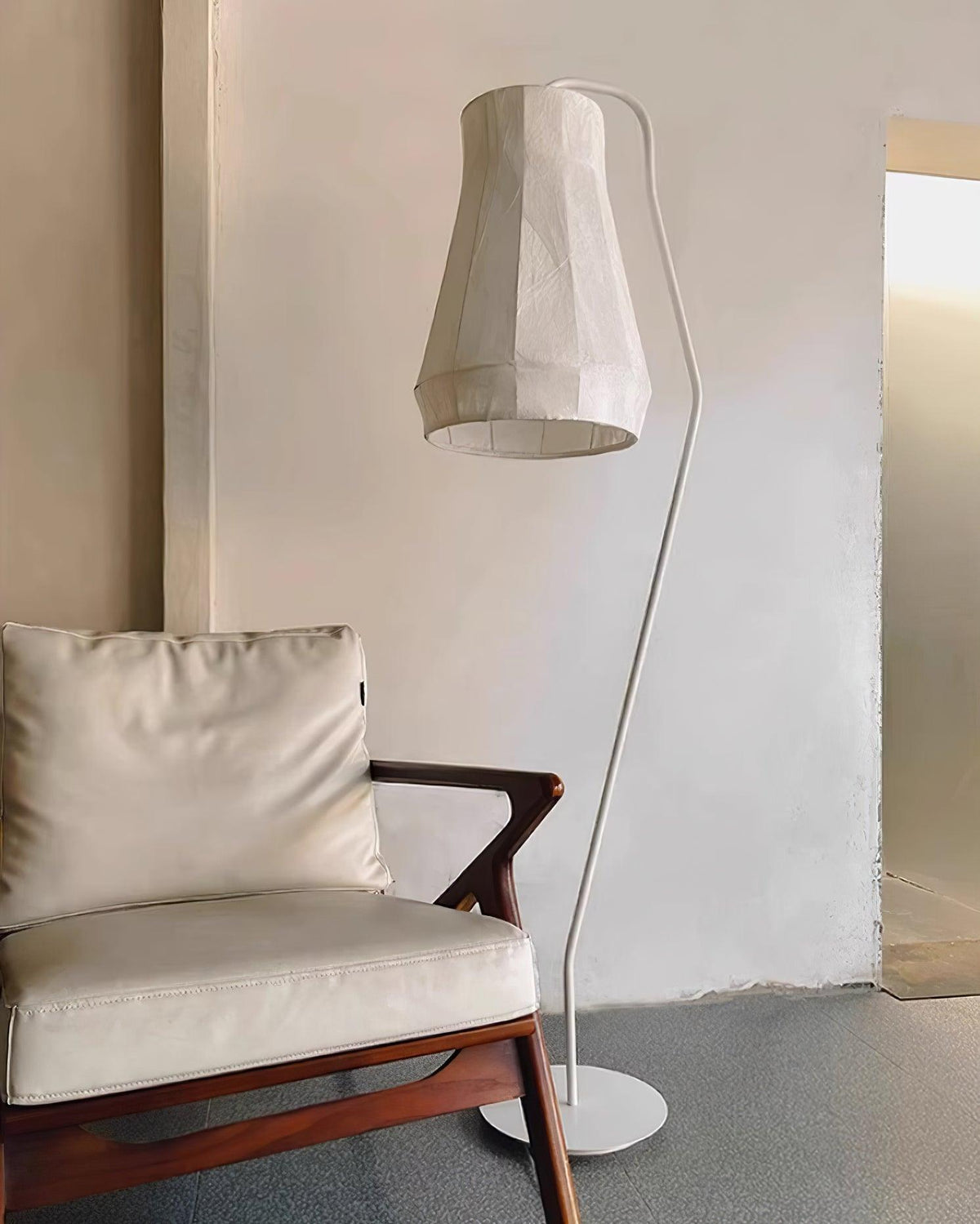 Otheir minimalistisch Stoffen vloerlamp