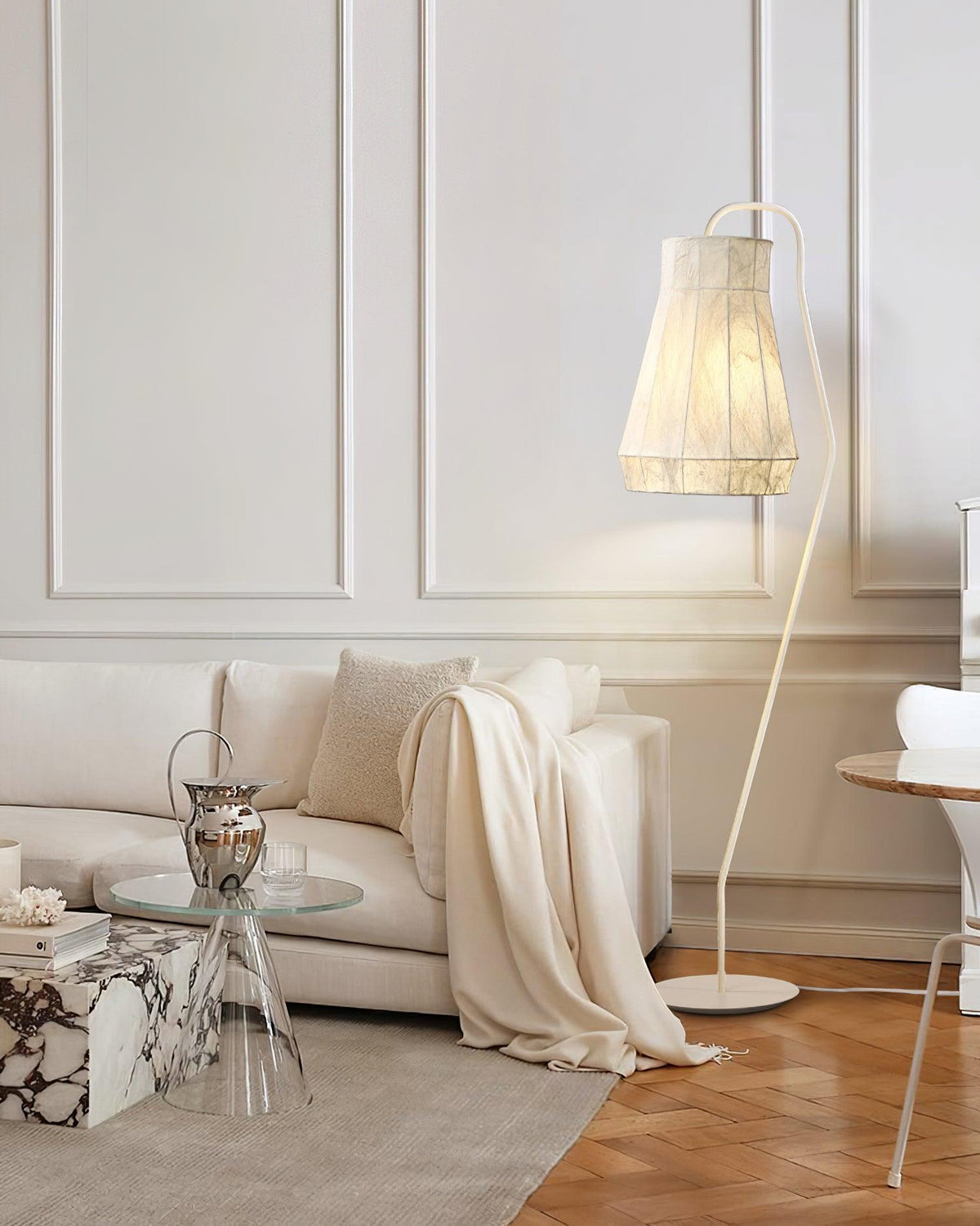 Otheir minimalistisch Stoffen vloerlamp