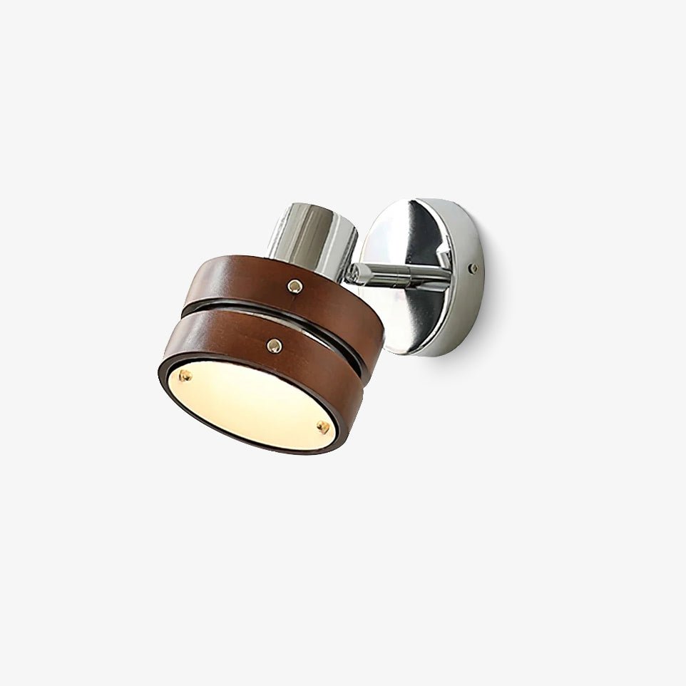 Avenor Premium Noordse kunst Walnoot wandlamp