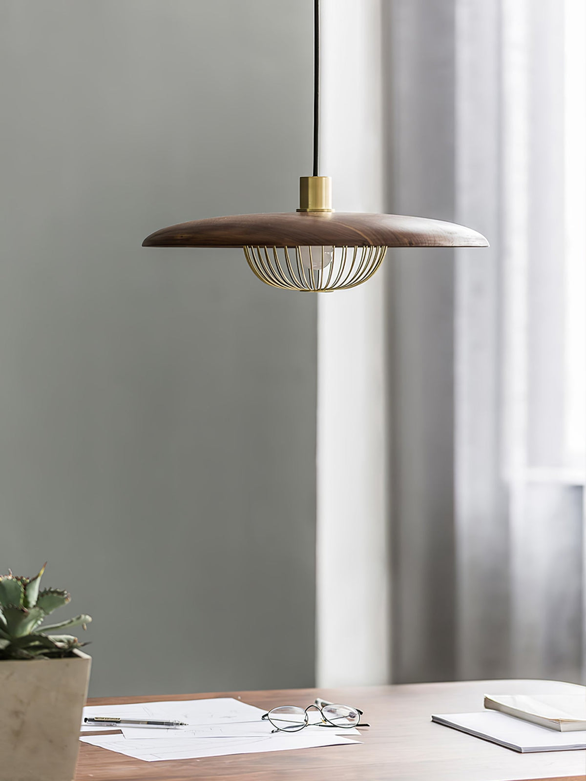 Rinoira Hout Retro Vintage Hanglamp