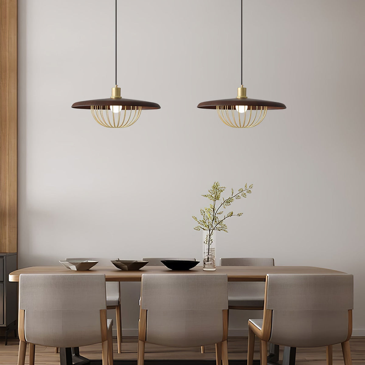 Rinoira Hout Retro Vintage Hanglamp