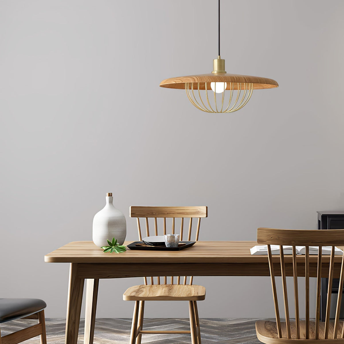 Rinoira Hout Retro Vintage Hanglamp