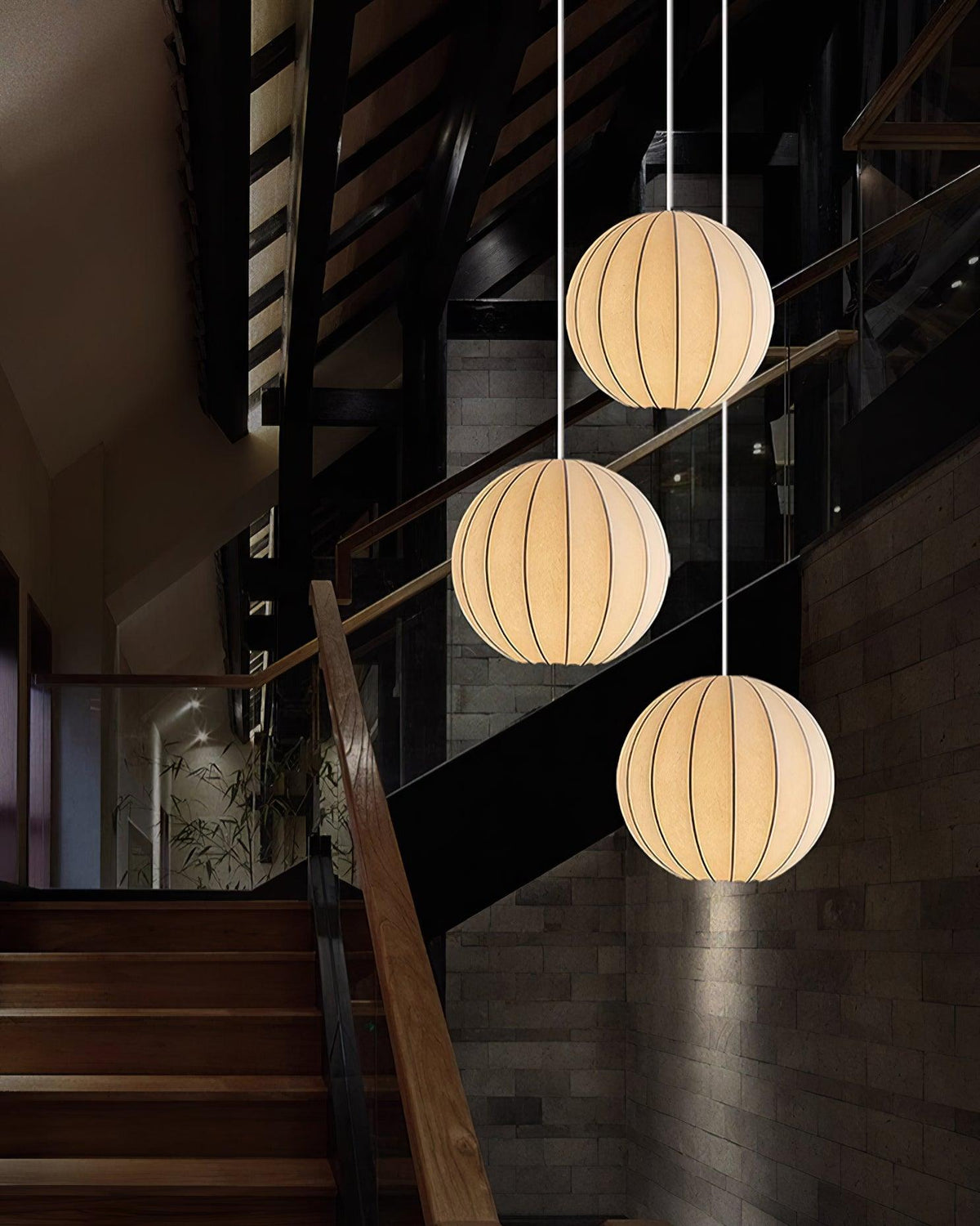 Elaireria zijde Scandinavische hanglamp