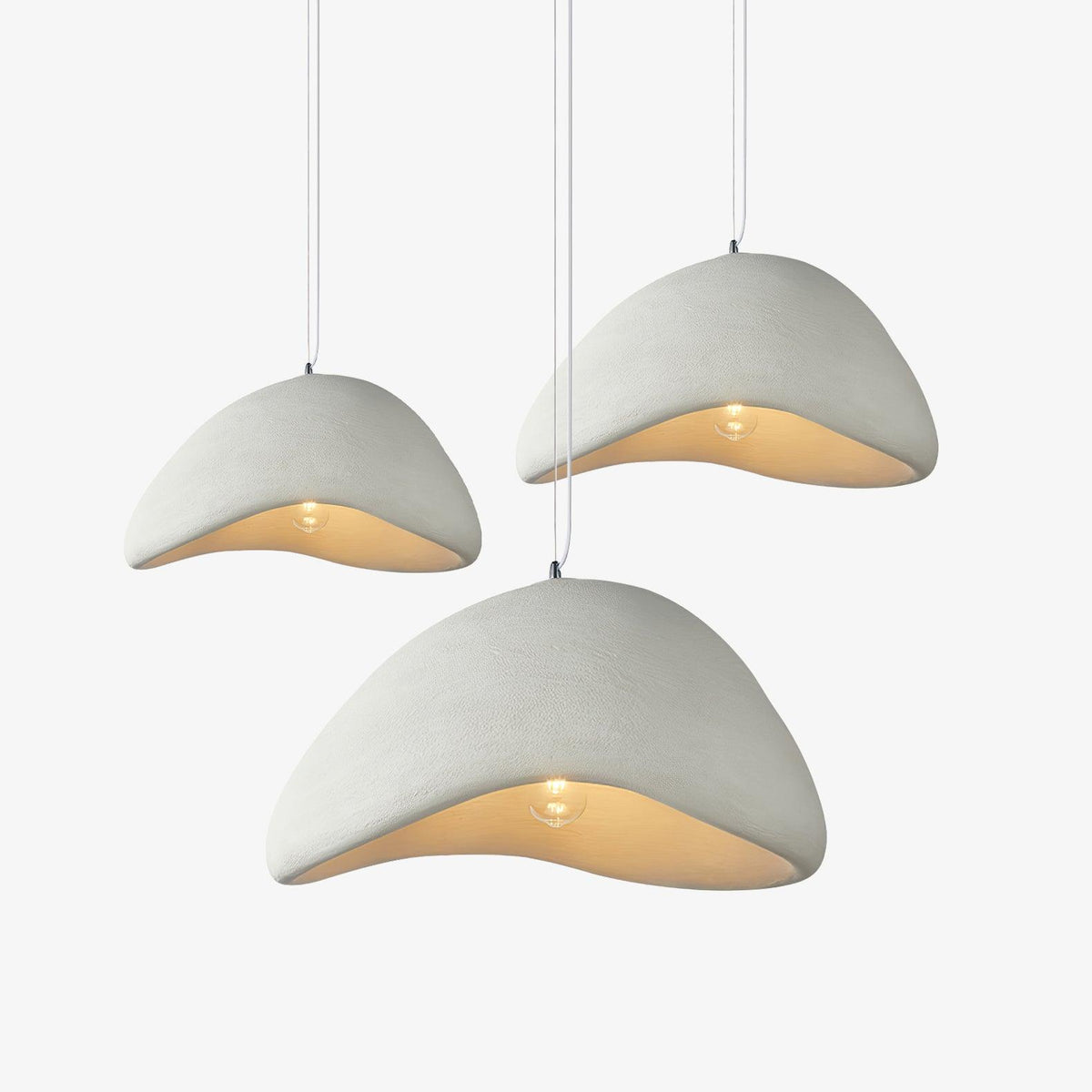 Fentor hanglamp met witte lampenkap minimalistisch
