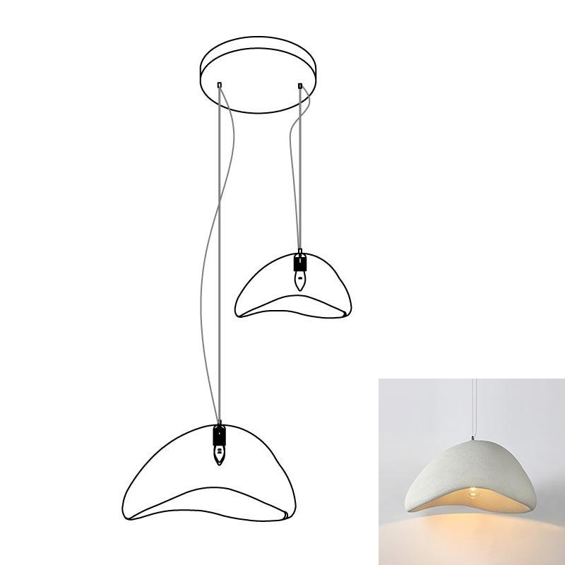 Fentor hanglamp met witte lampenkap minimalistisch