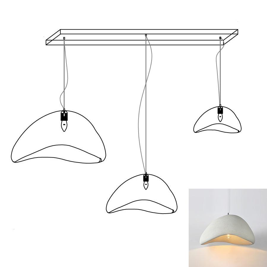 Fentor hanglamp met witte lampenkap minimalistisch