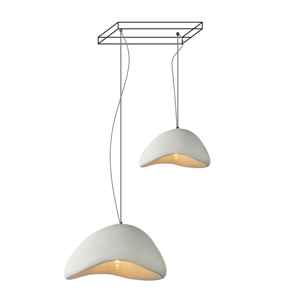 Fentor hanglamp met witte lampenkap minimalistisch