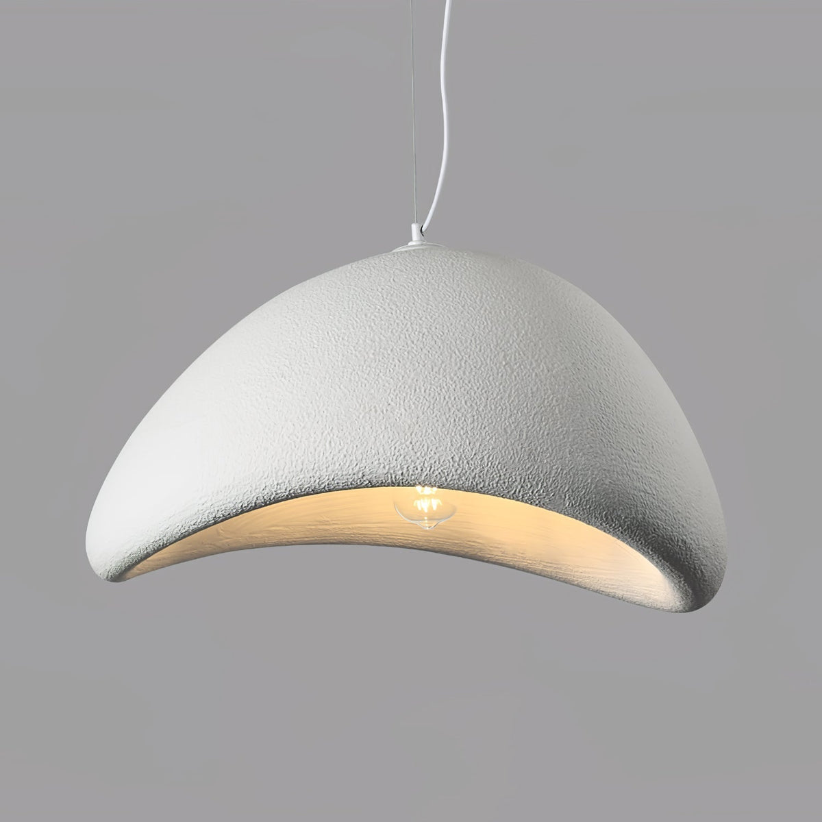 Fentor hanglamp met witte lampenkap minimalistisch