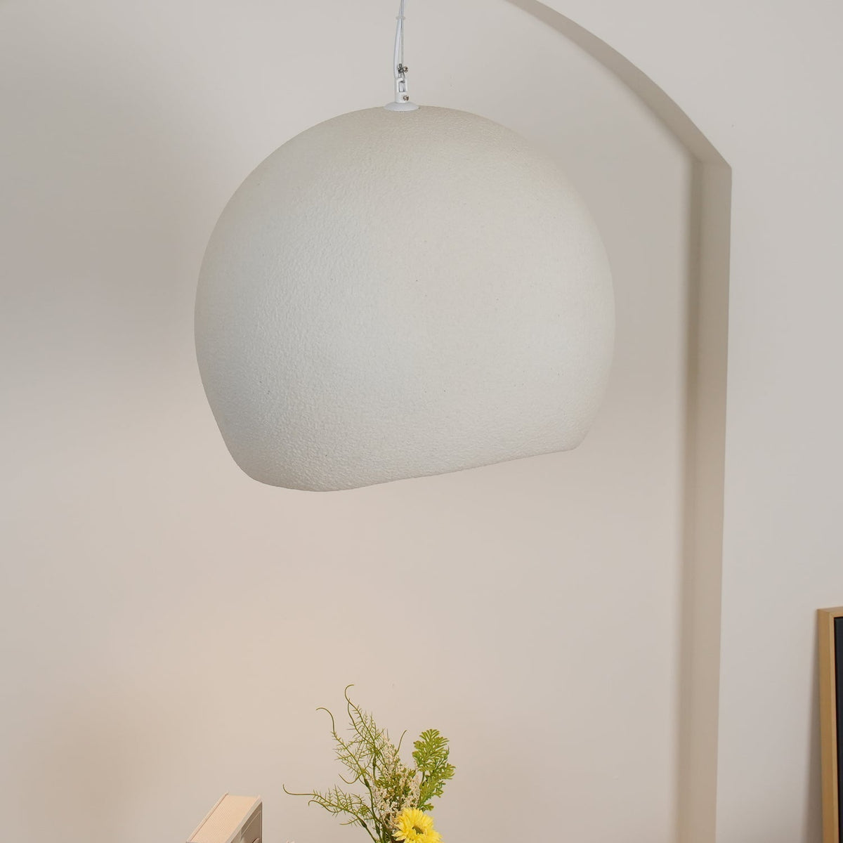 Reloza Moderne minimalistische hanglamp van epoxy-hars composiet