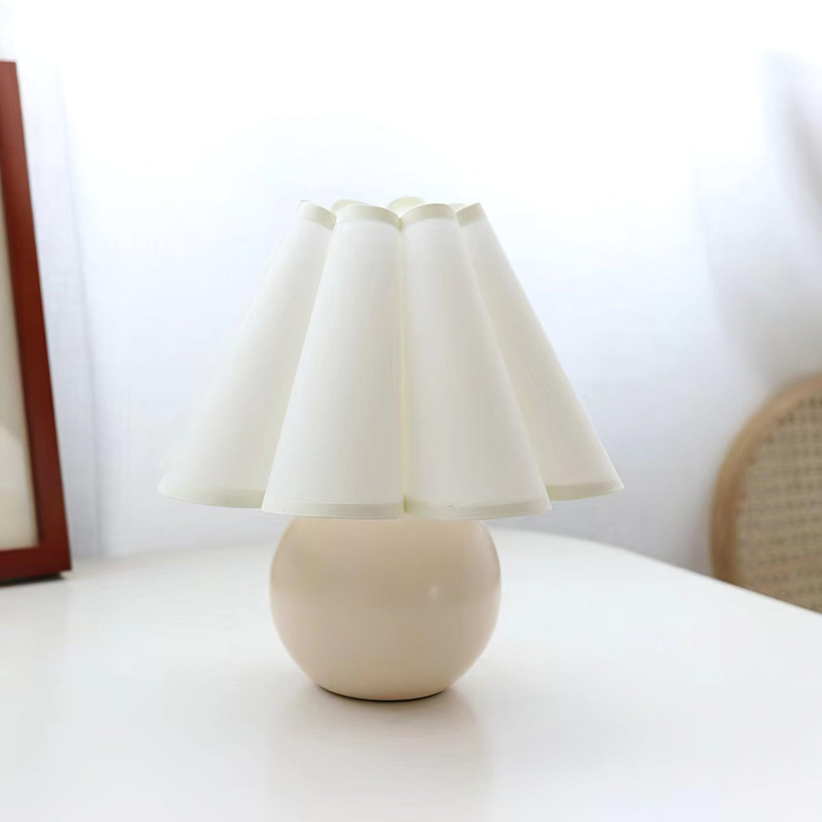 Nirixon whimsische tafellamp met stoffen kap