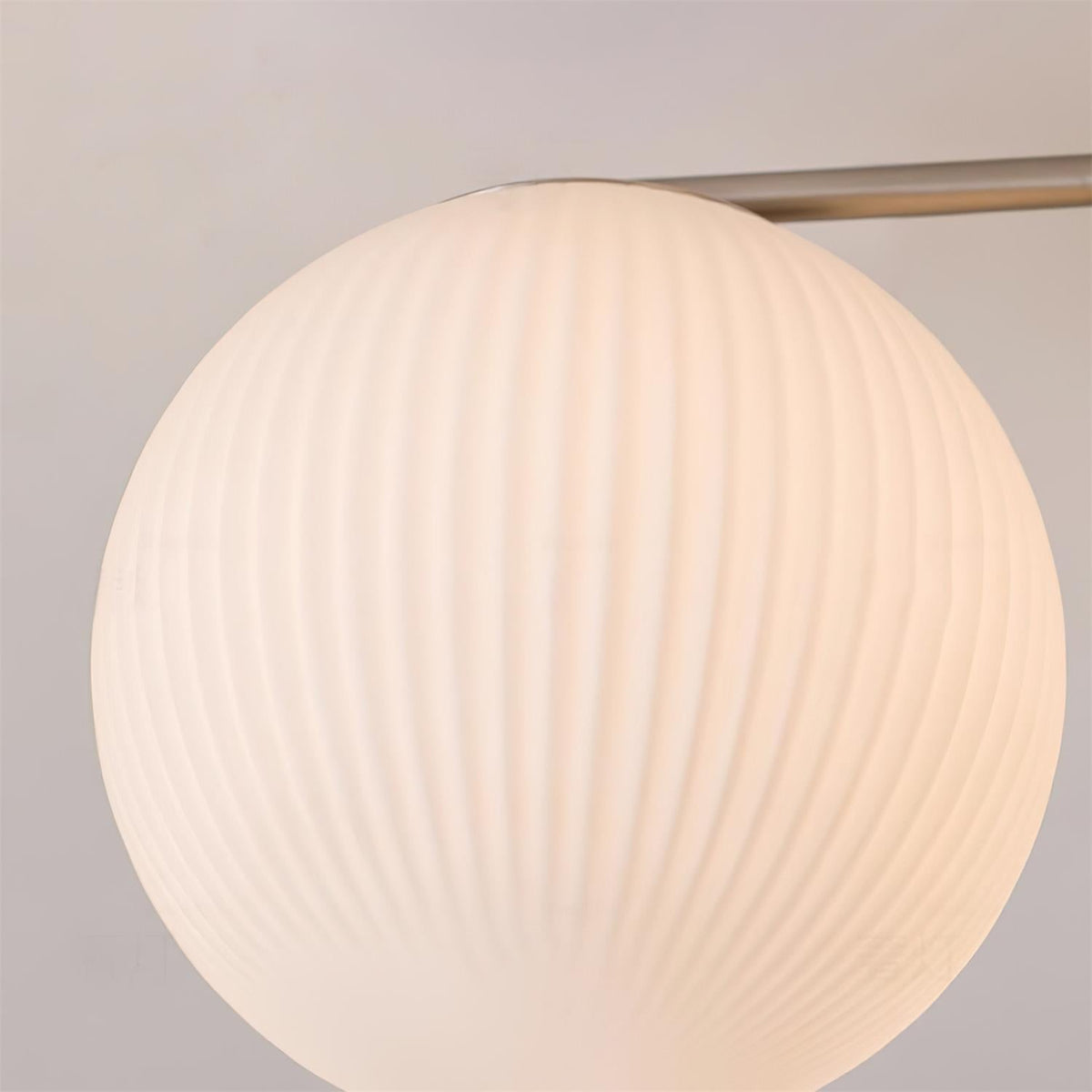 Plafondlamp met geïntegreerde LED/gloeilamp, bolvormige lampenkap, vlakke plafondlamp voor woonkamer